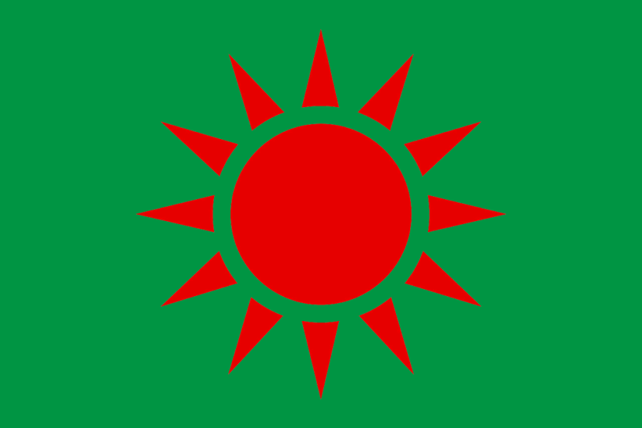 Irish Flag as proposed by Aleister Crowley