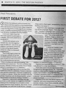 Aleister Crowley in the Boston Phoenix