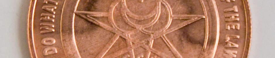 Aleister Crowley 2012 copper plated zinc