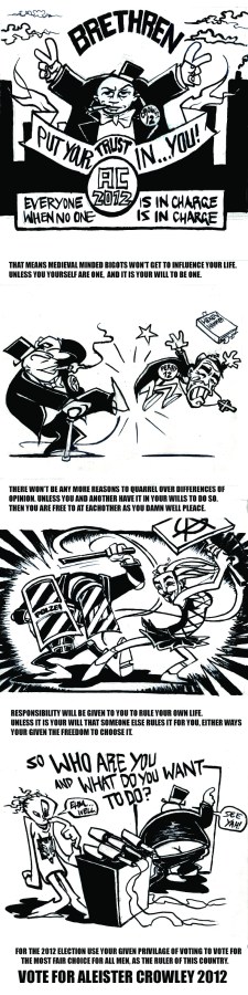 Tom Trickster Invictus - Aleister Crowley 2012